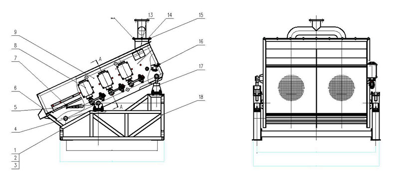 電磁振動脫水篩 電磁振動脫水篩