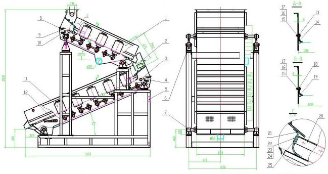 電磁振動(dòng)篩圖紙 電磁振動(dòng)篩圖紙